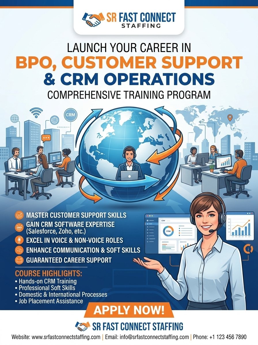 BPO, Customer Support & CRM Operations